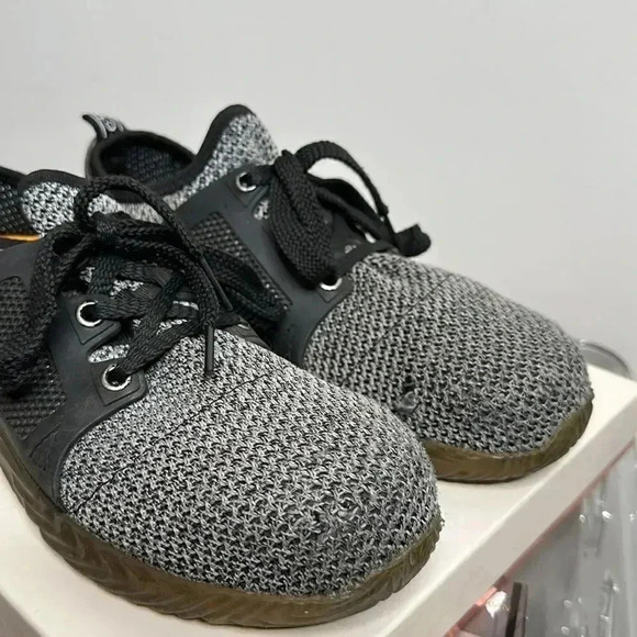 Indestructible Beyond Protection Black White Soft Steel Toe Mens Sneakers Sz 40 - Picture 7 of 13